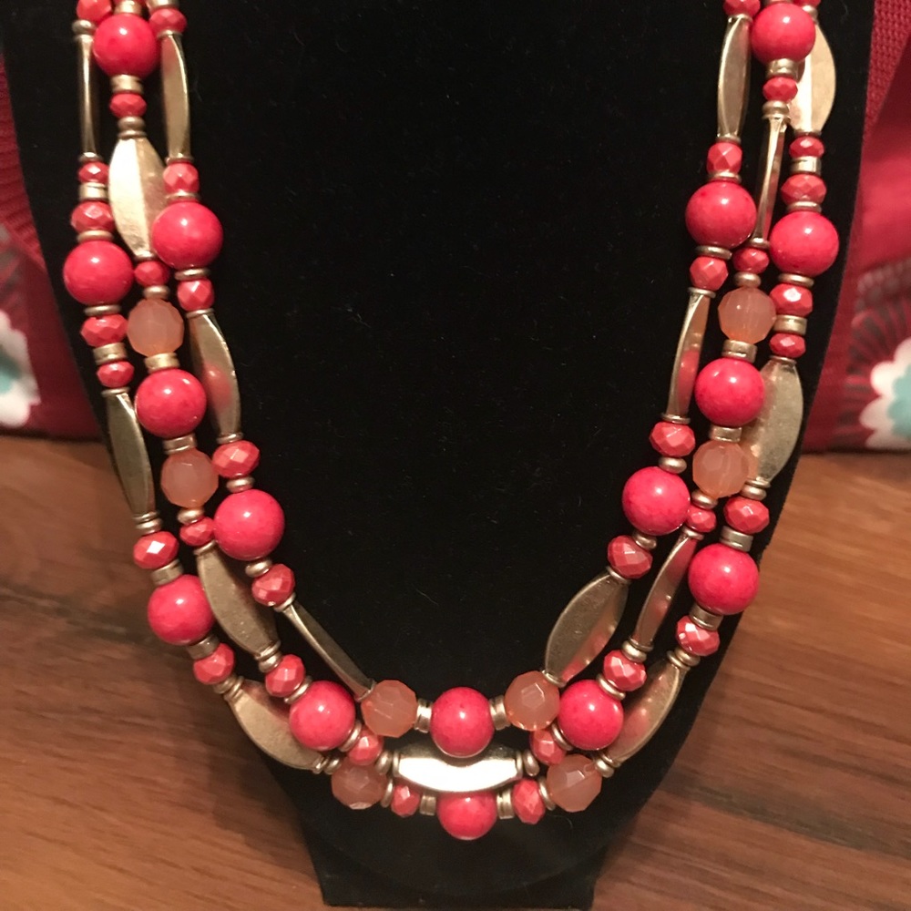 Premier Designs Retired “Razzmatazz” Beaded Necklace